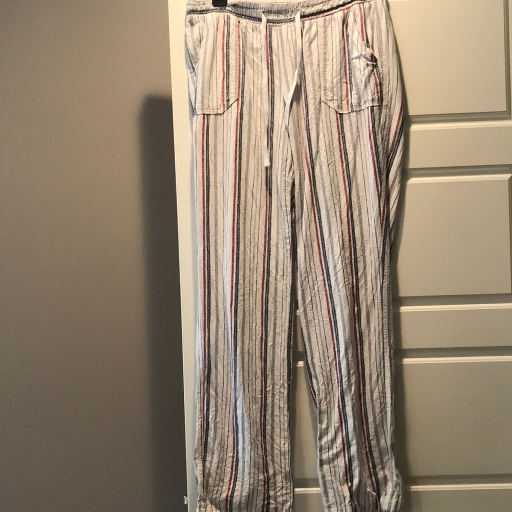 Linen Drawstring Pants